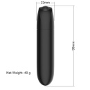 Wibrator punktowy Bullet USB 20 funkcji – kompaktowy, czarny matowy - 7