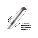 Wibrator punktowy Bullet USB 20 funkcji – kompaktowy, czarny matowy - 8