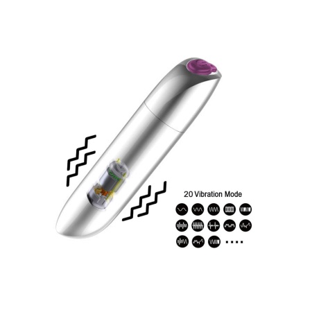 Wibrator punktowy Bullet kompaktowy srebrny - 3