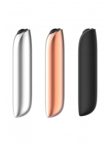 Wibrator mini Rechargeable Powerful Bullet Vibrator USB 20 Functions - Silver - Wibratory Mini - 4