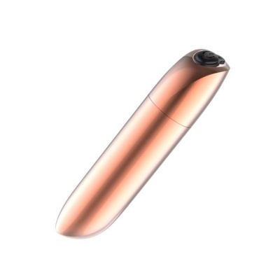 Wibrator punktowy Bullet 20 funkcji USB złoty - 1