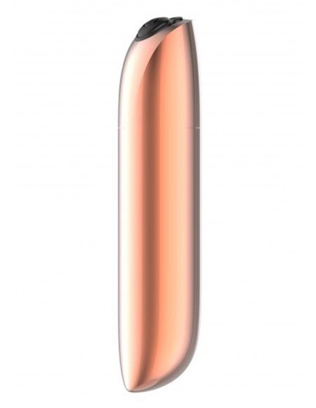 Wibrator mini Rechargeable Powerful Bullet Vibrator USB 20 Functions - Gold - Wibratory Mini - 3