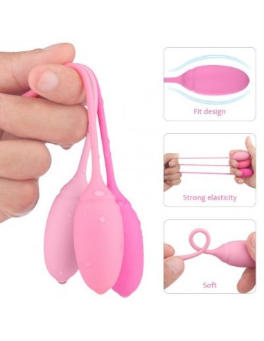 Jajeczko erotyczne Palline Vaginali Training Pleasure - Kulki Gejszy i Jajeczka Wibrujące - 3