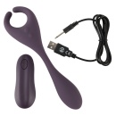 Wibrator dla par Couples Choice CC RC Couple's Vibr podwójny, ultra elastyczny, 18,5 cm - 3