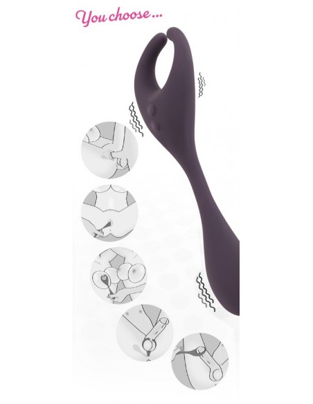 Stymulator punktu G Couples Choice RC Couple's Vib - Stymulatory i wibratory dla par - 6