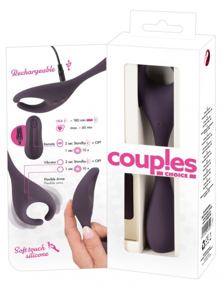 Stymulator punktu G Couples Choice RC Couple's Vib - Stymulatory i wibratory dla par - 7