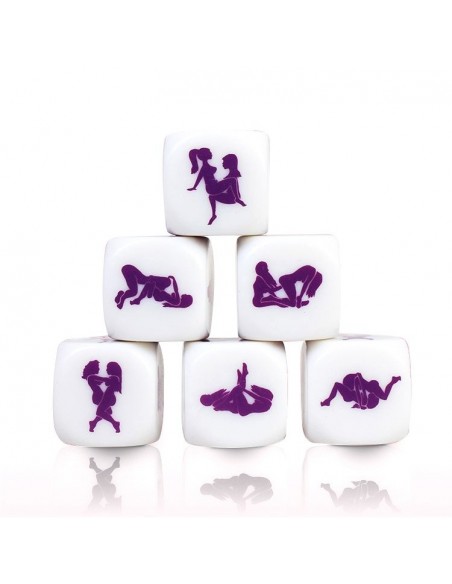 LESBIAN KAMASUTRA DIE 25 MM - Śmieszne gadżety, prezenty - 1