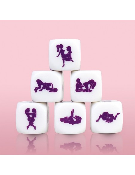 LESBIAN KAMASUTRA DIE 25 MM - Śmieszne gadżety, prezenty - 4