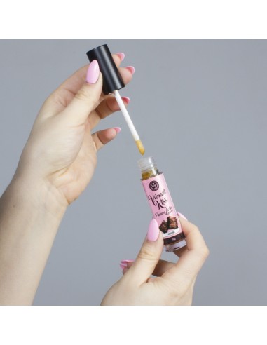 Błyszczyk do seksu oralnego LIP GLOSS VIBRANT KISS BROWNIE - Lubrykanty do seksu oralnego - 3