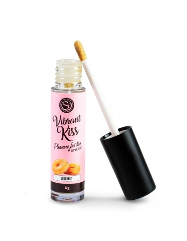 Błyszczyk do seksu oralnego LIP GLOSS VIBRANT KISS DOUGHNUT - Lubrykanty do seksu oralnego - 2