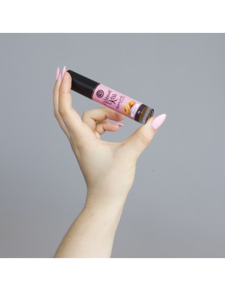 Błyszczyk do seksu oralnego LIP GLOSS VIBRANT KISS DOUGHNUT - Lubrykanty do seksu oralnego - 3