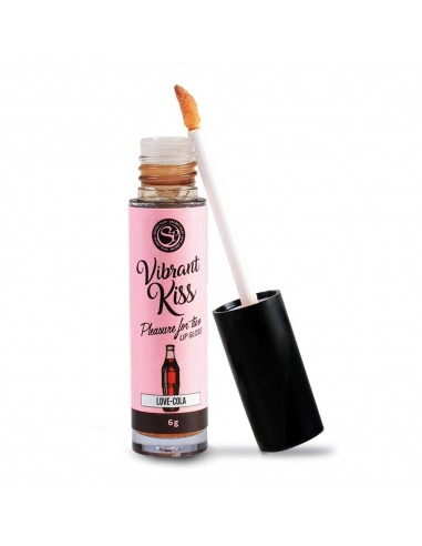 Błyszczyk do seksu oralnego LIP GLOSS VIBRANT KISS COLA - Lubrykanty do seksu oralnego - 2