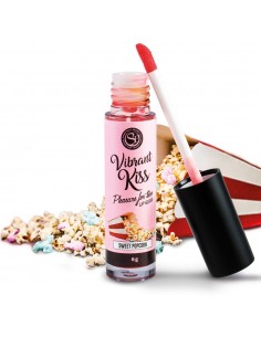 Błyszczyk do seksu oralnego LIP GLOSS VIBRANT KISS SWEET POPCORN - Lubrykanty do seksu oralnego - 1