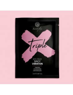 MONODOSIS TRIPLE X - 3 IN 1 UNISEX PLEASURE ENHANCER GEL 2 ML - Do przypisania - 1
