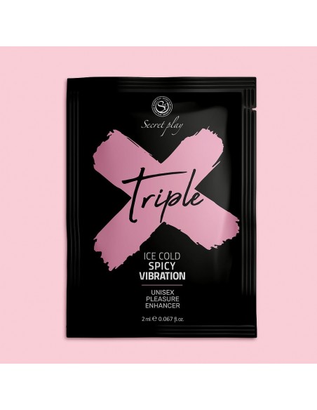 MONODOSIS TRIPLE X - 3 IN 1 UNISEX PLEASURE ENHANCER GEL 2 ML - Do przypisania - 1