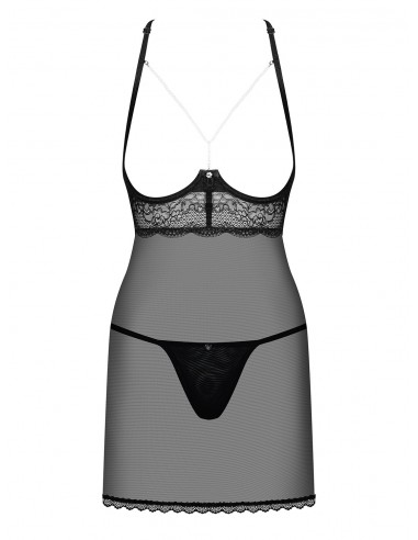 Pearlove koszulka i stringi czarny L/XL - Koszule nocne - 5