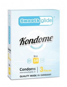 Prezerwatywy Smoothglide Kondome 54 mm 3er Packung - Prezerwatywy klasyczne - 1