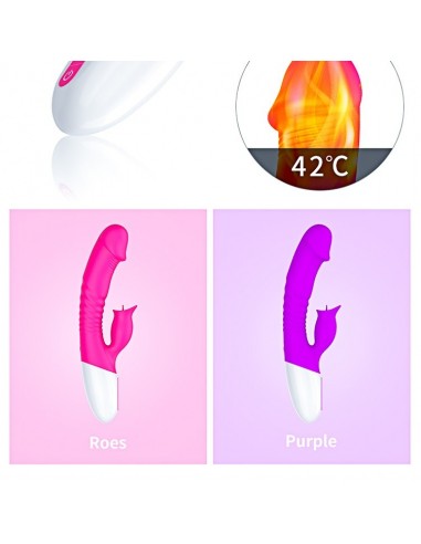 Wibrator Króliczek z Języczkiem i Funkcją Grzania - Wibratory Króliczki - 11