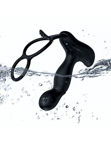 Masażer Prostaty z Pilotem i Podwójnym Pierścieniem 7 Funkcji + Grzanie - Masażery i stymulatory prostaty - 3