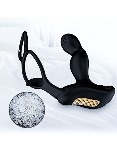 Masażer Prostaty z Pilotem i Podwójnym Pierścieniem 7 Funkcji + Grzanie - Masażery i stymulatory prostaty - 7