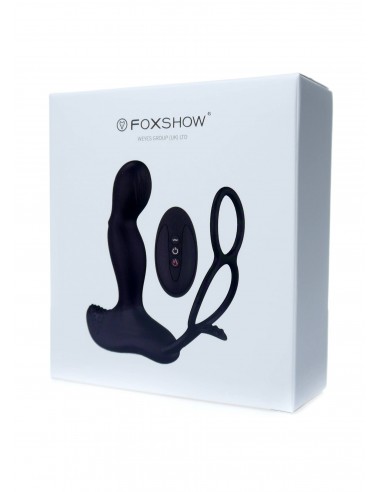 Masażer Prostaty z Pilotem i Podwójnym Pierścieniem 7 Funkcji + Grzanie - Masażery i stymulatory prostaty - 18