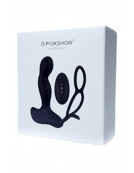 Masażer Prostaty z Pilotem i Podwójnym Pierścieniem 7 Funkcji + Grzanie - Masażery i stymulatory prostaty - 18