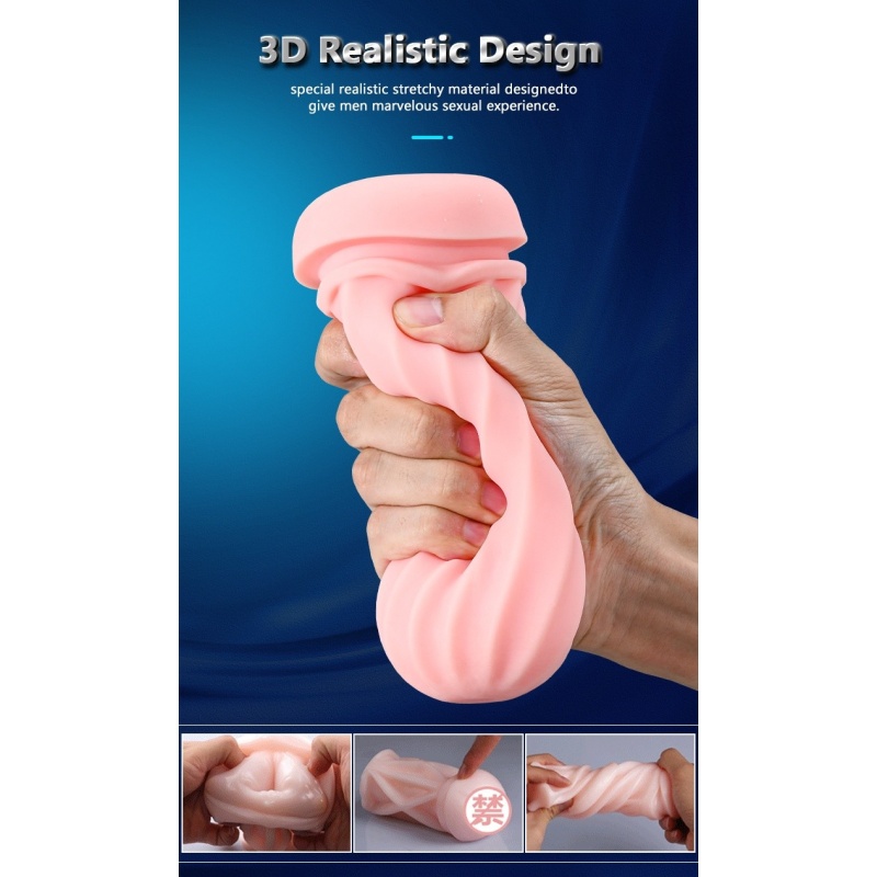 Masturbator wibracyjny Vibration 7 z funkcją ssącą i ręczną regulacją: 7 trybów wibracji, 7 trybów ssania, akumulator USB - 8
