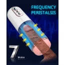 Masturbator wibracyjny Vibration 7 z funkcją ssącą i ręczną regulacją: 7 trybów wibracji, 7 trybów ssania, akumulator USB - 9
