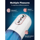 Masturbator wibracyjny Vibration 7 z funkcją ssącą i ręczną regulacją: 7 trybów wibracji, 7 trybów ssania, akumulator USB - 11
