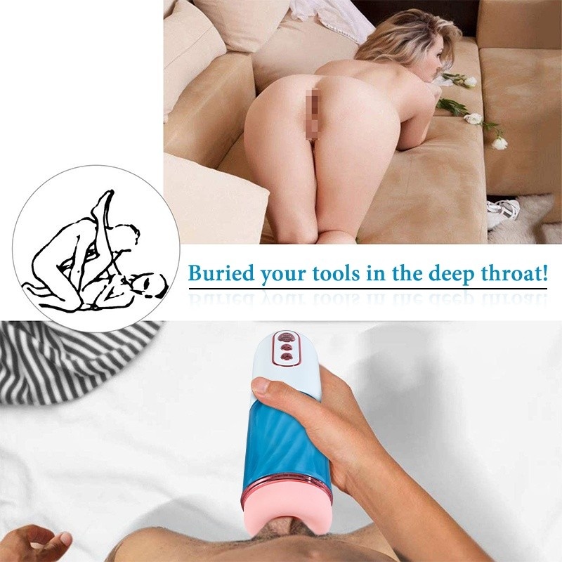 Masturbator wibracyjny Vibration 7 z funkcją ssącą i ręczną regulacją: 7 trybów wibracji, 7 trybów ssania, akumulator USB - 13
