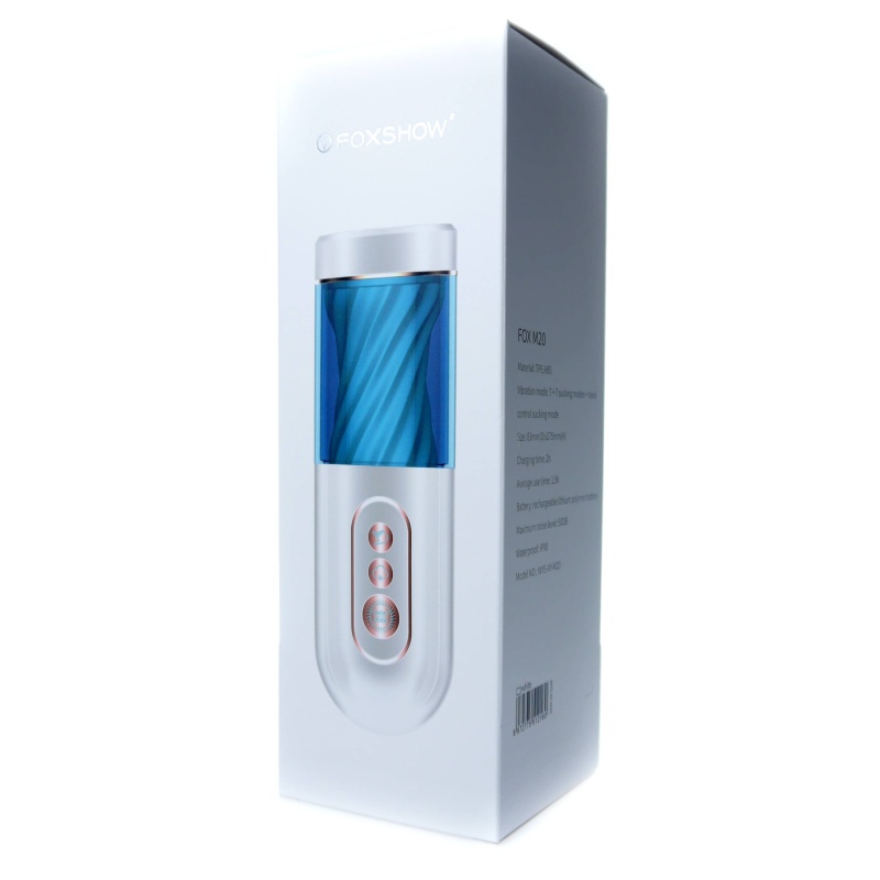 Masturbator wibracyjny Vibration 7 z funkcją ssącą i ręczną regulacją: 7 trybów wibracji, 7 trybów ssania, akumulator USB - 15