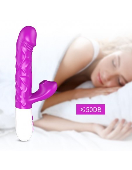 Wibrator Króliczek z Funkcjami Grzania, Ssania i Ruchem Góra/Dół - Wibratory Króliczki - 3