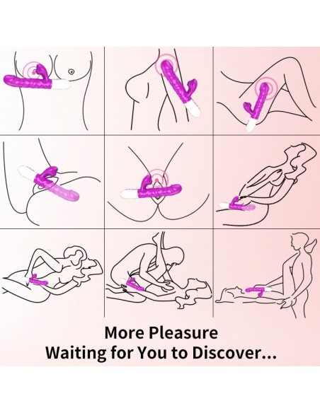 Wibrator Króliczek z Funkcjami Grzania, Ssania i Ruchem Góra/Dół - Wibratory Króliczki - 10