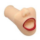 Masturbator oralny Sexy Mouth 15,5 cm TPE cielisty - 1