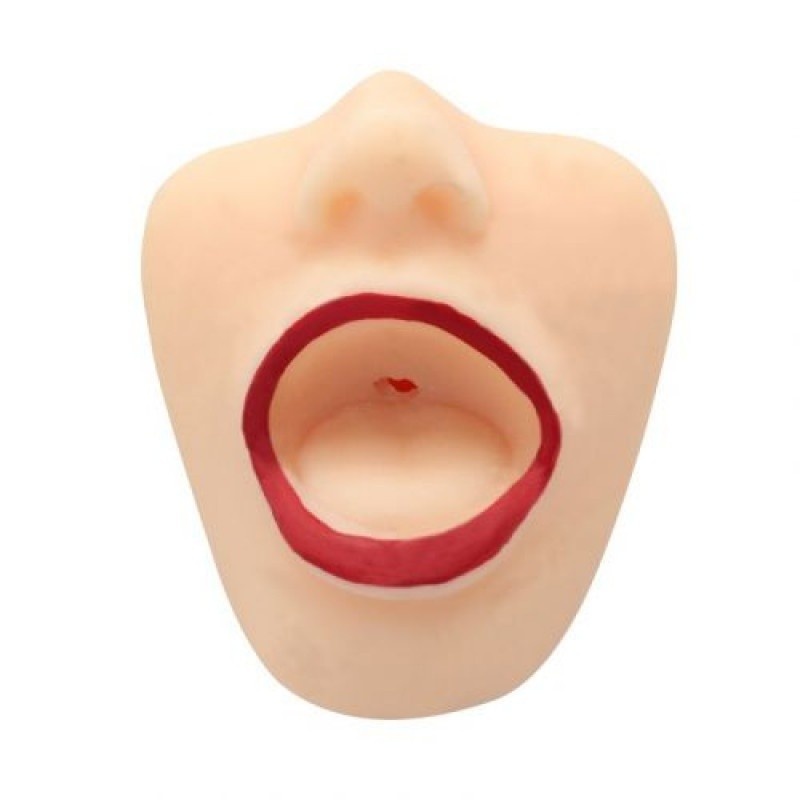 Masturbator oralny Sexy Mouth 15,5 cm TPE cielisty - 4