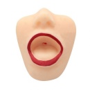 Masturbator oralny Sexy Mouth 15,5 cm TPE cielisty - 4