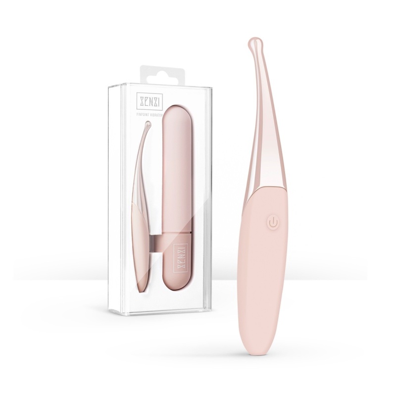 Wibrator punktowy Senzi Pink - 12 trybów, wodoodporny, długość 14,70 cm - 2
