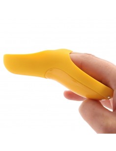 Wibrator na palec Teaser Finger Vibrator (dark yellow) - Nakładki na palce - 1 2