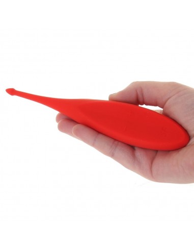 Wibrujące jajeczko Twirling Fun Trip Vibrator (Poppy Red) - Kulki Gejszy i Jajeczka Wibrujące - 4