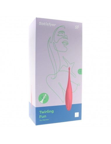 Wibrujące jajeczko Twirling Fun Trip Vibrator (Poppy Red) - Kulki Gejszy i Jajeczka Wibrujące - 6