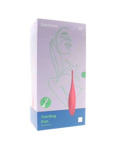 Wibrujące jajeczko Twirling Fun Trip Vibrator (Poppy Red) - Kulki Gejszy i Jajeczka Wibrujące - 6