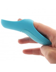 Wibrator na palec Teaser Finger Vibrator (light blue) - Nakładki na palce - 1 2