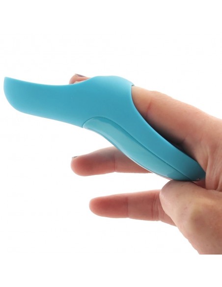 Wibrator na palec Teaser Finger Vibrator (light blue) - Nakładki na palce - 2