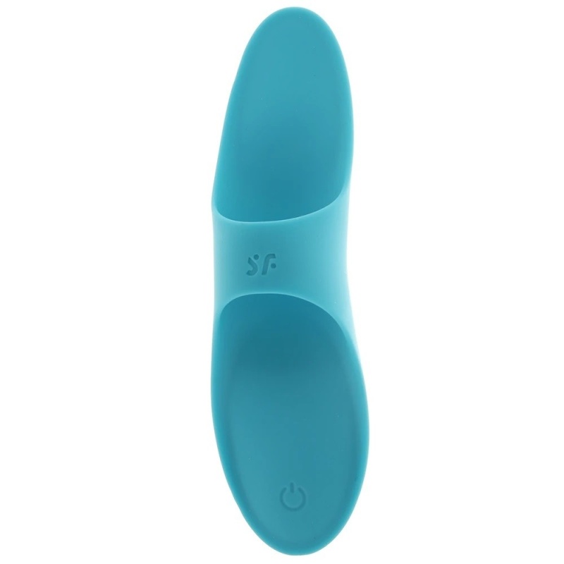 Satisfyer Teaser Finger - miniaturowy wibrator na palec z silikonu medycznego, 12 trybów wibracji - 5
