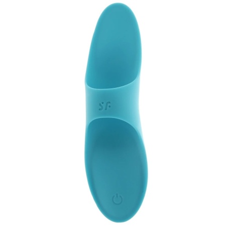 Satisfyer Teaser Finger - miniaturowy wibrator na palec z silikonu medycznego, 12 trybów wibracji - 5