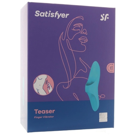 Satisfyer Teaser Finger - miniaturowy wibrator na palec z silikonu medycznego, 12 trybów wibracji - 6