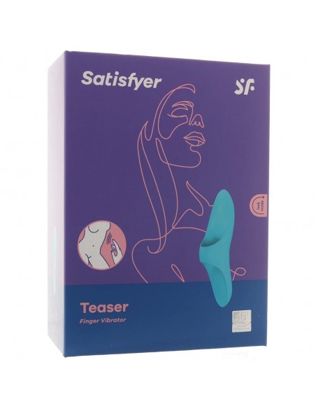Wibrator na palec Teaser Finger Vibrator (light blue) - Nakładki na palce - 6