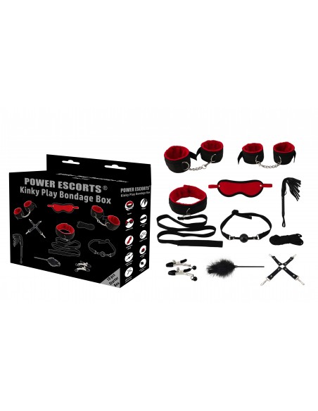 Duży zestaw BDSM dla początkujących i zaawansowanych 10 gadżetów - Zestawy BDSM - 1