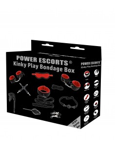 Duży zestaw BDSM dla początkujących i zaawansowanych 10 gadżetów - Zestawy BDSM - 1 2