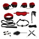 Zestaw bondage BR195 10-częściowy czarny - 3